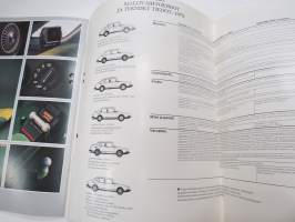 Saab 900 -myyntiesite / sales brochure