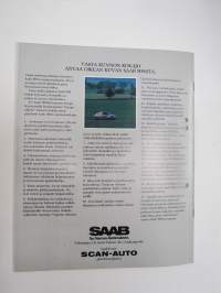 Saab 900 -myyntiesite / sales brochure