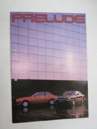 Honda Prelude 1983 -myyntiesite / sales brochure