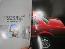 Honda Prelude 1983 -myyntiesite / sales brochure