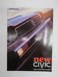 Honda Civic 1200 3-door, 1200 5-door -myyntiesite / sales brochure