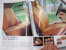 Honda Civic 1200 3-door, 1200 5-door -myyntiesite / sales brochure