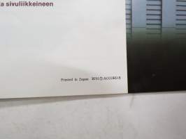 Honda Accord -myyntiesite / sales brochure