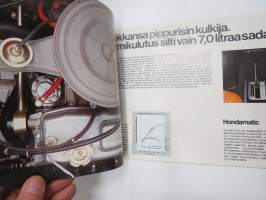 Honda Civic 1200 2-3 door, 1500 4-door -myyntiesite / sales brochure