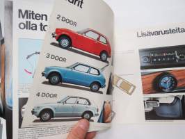 Honda Civic 1200 2-3 door, 1500 4-door -myyntiesite / sales brochure