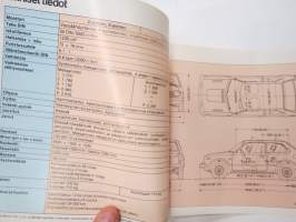 Honda Civic 1200 2-3 door, 1500 4-door -myyntiesite / sales brochure