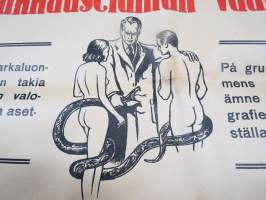 Rakkauselämän vaarat - Kärlekslivets faror -elokuvajuliste / movie poster
