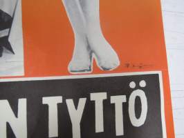 Hitonmoinen tyttö - Madamoiselle pigalle (Cette sacrée gamine), Brigitte Bardot (B.B.) -elokuvajuliste / movie poster