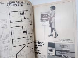 Avotakka 1970 nr 10, Kansikuva Aulis Nyqvist, Ullakolla - arkkitehti Hans Winkler - vaimo Ulla, Omatoimirakentaminen, Mitä tuoli on syönyt?, Kerrostalossa uidaan,