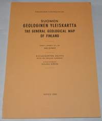 Suomen Geologinen yleiskartta Lehti C1-D1 HelsinkiKivilajikartan selitys