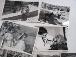 Kashmir / Intia 1963-64, suomalaisia alueella töissä -valokuvasarja 13 kpl / photographs, finns in Kashmere, India