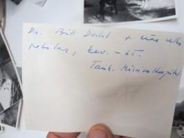 Kashmir / Intia 1963-64, suomalaisia alueella töissä -valokuvasarja 13 kpl / photographs, finns in Kashmere, India