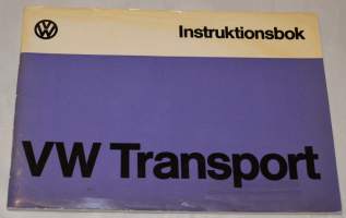 VW Transport Instruktionsbok  1974