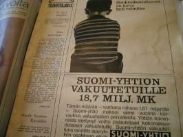 suomen kuvalehti.nr 9. 1966vakitan tarjous helposti paketti 19x36 x60 cm paino 35kg 5e