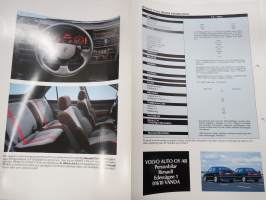 Renault 19 16 V -myyntiesite / sales brochure