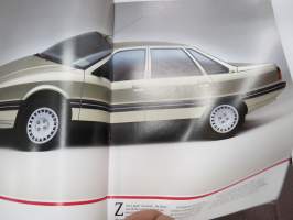 Renault 21 -myyntiesite / sales brochure