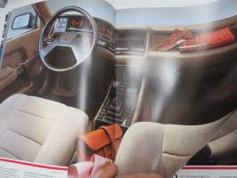 Renault 21 -myyntiesite / sales brochure