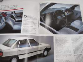 Renault 21 -myyntiesite / sales brochure
