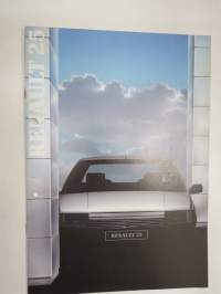 Renault 25 -myyntiesite / sales brochure