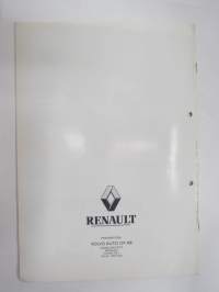 Renault 21 1993 -myyntiesite / sales brochure