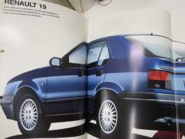 Renault 19 1991 -myyntiesite / sales brochure