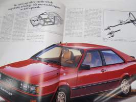 Audi Coupé 1981 -myyntiesite / sales brochure
