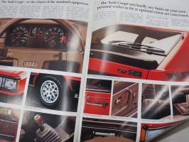 Audi Coupé 1981 -myyntiesite / sales brochure
