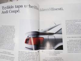 Audi Coupé 1992 -myyntiesite / sales brochure