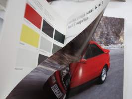 Audi Coupé 1992 -myyntiesite / sales brochure