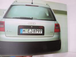 Audi A6 Avant 1998 -myyntiesite / sales brochure