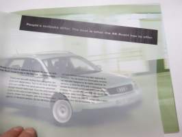 Audi A6 Avant 1998 -myyntiesite / sales brochure