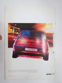 Opel Tigra 1995 -myyntiesite / sales brochure