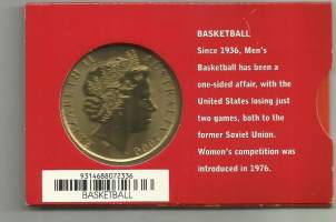 Australia 5 Dollars 2000 Sidney  Olympic  kotelossa / Basketball