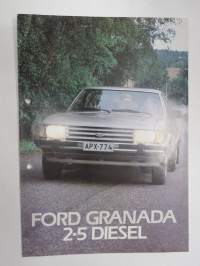 Ford Granada 2,5 Diesel -myyntiesite / sales brochure