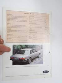 Ford Granada 2,5 Diesel -myyntiesite / sales brochure