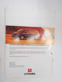 Citroën Evasion 1995 -myyntiesite / sales brochure