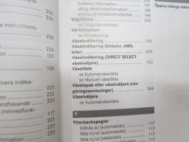 Mercedes-Benz C-Klass 2015 (sista redigering 12.6.2014) Instruktionsbok -käyttöohjekirja, ruotsinkielinen