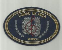 Ciudad de Avila Medinaceli - poliisi hihamerkki