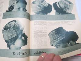Kodin pukimet 1957 nr 2 -käsityölehti, Silo Sirpa &amp; Pirkko, Kankaiden viimeistelystä, Kesäkoruja, Hyvät liivit, Ranta-asuja, Nukkelan pukuhuolia, ym.