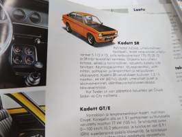 Opel Kadett 197? -myyntiesite / sales brochure
