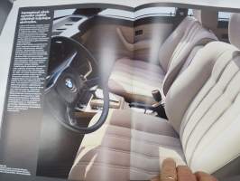 BMW 518i, 520i, 525i, 528i, 535i 1985 -myyntiesite / sales brochure in finnish