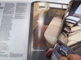 BMW 518i, 520i, 525i, 528i, 535i 1985 -myyntiesite / sales brochure in finnish