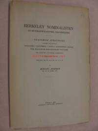 Berkeley Nominalisten En Kunskapsfilosofisk Undersökning