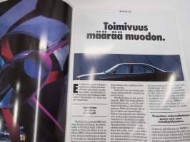 BMW 520i, 525i, 530i, 535i 1988 -myyntiesite / sales brochure in finnish