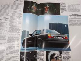 BMW 520i, 525i, 530i, 535i 1988 -myyntiesite / sales brochure in finnish