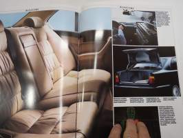 BMW 520i, 525i, 530i, 535i 1988 -myyntiesite / sales brochure in finnish