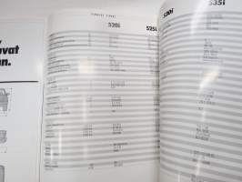 BMW 520i, 525i, 530i, 535i 1988 -myyntiesite / sales brochure in finnish