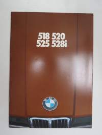 BMW 518, 520, 525, 528i 1978 -myyntiesite / sales brochure