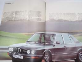 BMW 518, 520, 525, 528i 1978 -myyntiesite / sales brochure