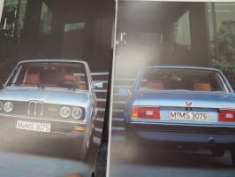 BMW 518, 520, 525, 528i 1978 -myyntiesite / sales brochure